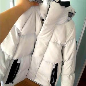 Canada Goose Junction Black Label XS Silver Black Almost New Condition